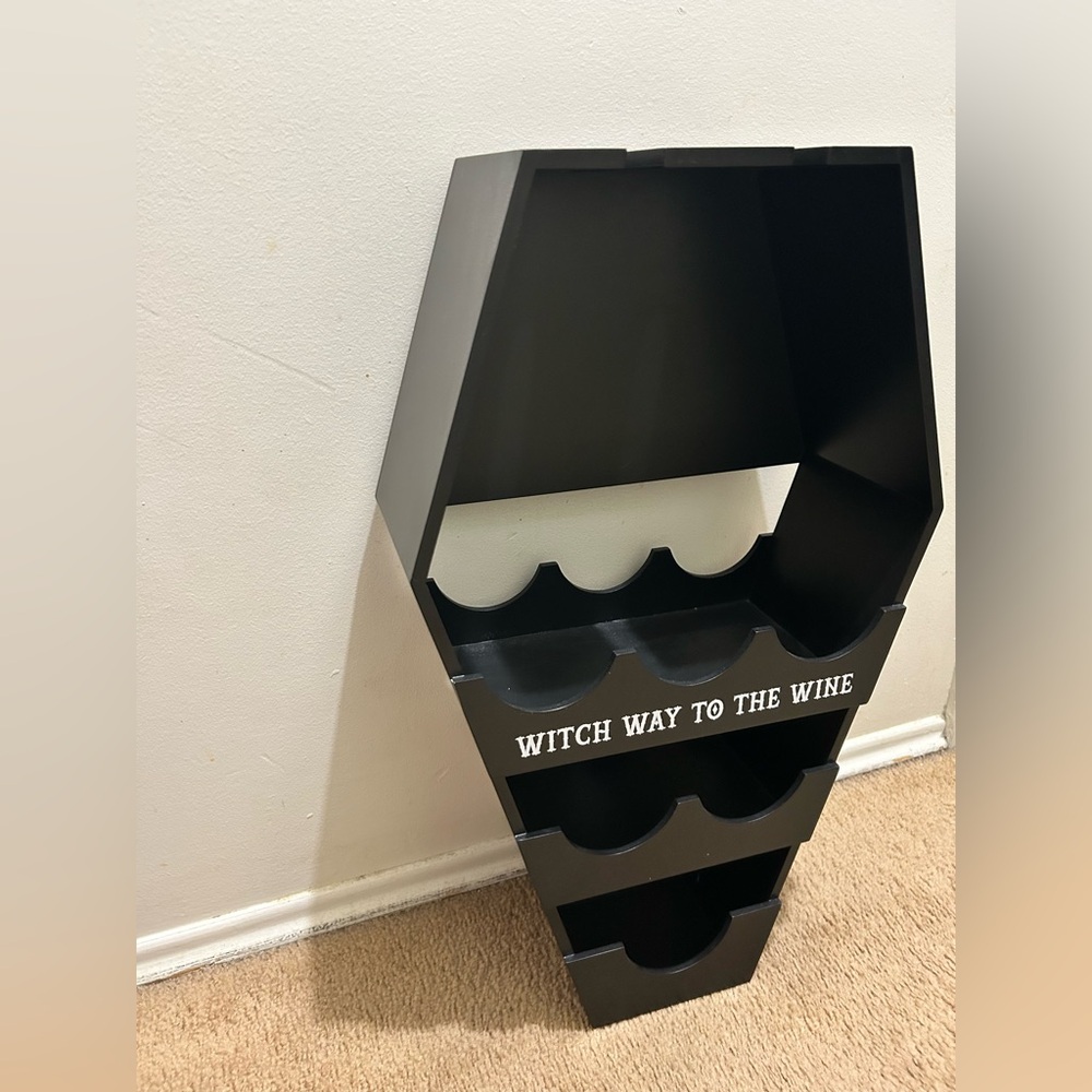 NEW Coffin Wine Rack - Picture 3 of 4